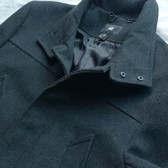 Sold! H&M Grey long overcoat, 38 (10 women) - Picture 13 of 13